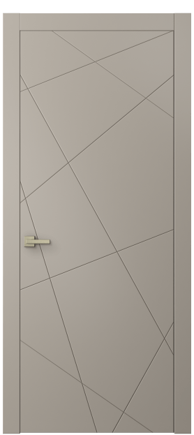 Дверь межкомнатная АКП 8048 МБСК Матовый бисквитный. Цвет Матовый бисквитный. Материал Гладкая эмаль. Коллекция Linea. Картинка.