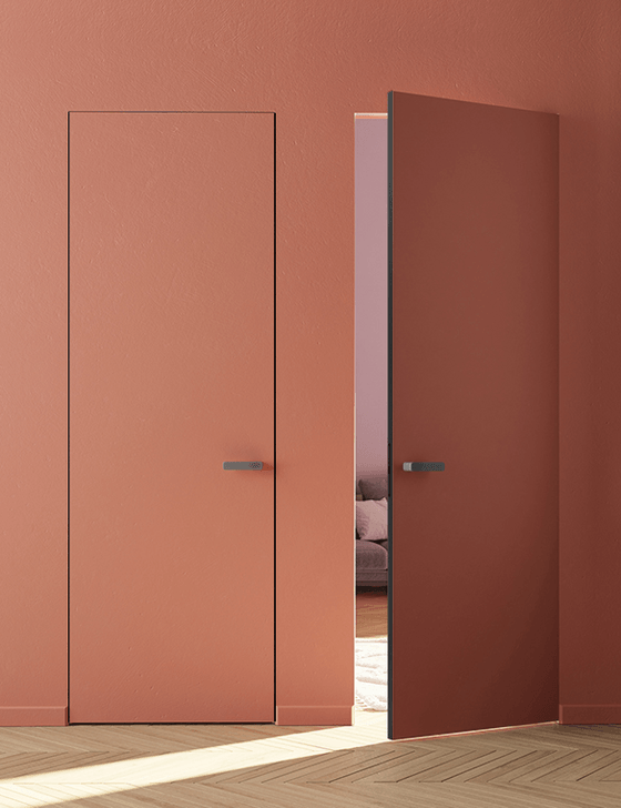 Дверь межкомнатная 0010s. Цвет Грунт под покраску. Материал Грунт под покраску. Коллекция Secreto. Картинка.