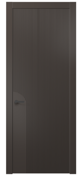 Дверь межкомнатная 8625 МАН . Цвет Матовый антрацит. Материал Гладкая эмаль. Коллекция Dune. Картинка.
