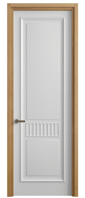 Дверь межкомнатная 6707 ББЛ. Цвет Бук белоснежный. Материал Массив бука эмаль. Коллекция Charm. Картинка.