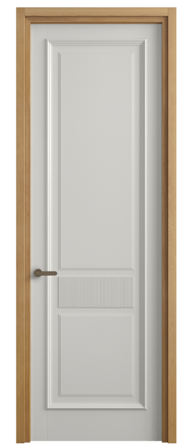 Дверь межкомнатная 6717 БС. Цвет Бук серый. Материал Массив бука эмаль. Коллекция Charm. Картинка.