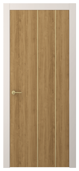 Дверь межкомнатная АКП 4205 ГОР Грецкий орех. Цвет Грецкий орех. Материал Ламинатин. Коллекция Freedom. Картинка.