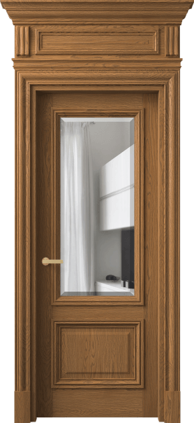Дверь межкомнатная 7302 ДПР.М ПРОЗ Ф. Цвет Дуб пряный матовый. Материал Массив дуба матовый. Коллекция Antique. Картинка.