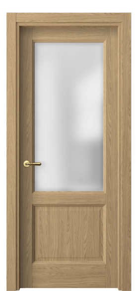 Дверь межкомнатная 1422 ЖМД САТ. Цвет Жемчужный дуб. Материал Ламинатин. Коллекция Galant. Картинка.