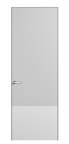 Дверь межкомнатная АКП 8203 МБЛ Матовый белоснежный. Цвет Матовый белоснежный. Материал Гладкая эмаль. Коллекция Velvet. Картинка.