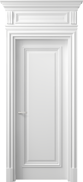 Дверь межкомнатная 7301 ББЛ. Цвет Бук белоснежный. Материал Массив бука эмаль. Коллекция Antique. Картинка.