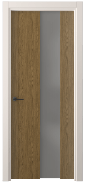 Дверь межкомнатная 4226 ТФД СЕР САТ. Цвет Торфяной дуб. Материал Ламинатин. Коллекция Freedom. Картинка.