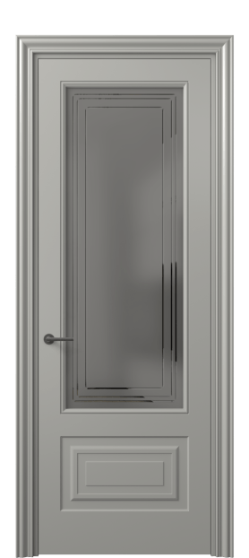 Межкомнатная дверь 8442 МНСР Серый сатин с гравировкой. Цвет Матовый нейтральный серый. Материал Гладкая эмаль. Коллекция Mascot. Фото. Дверь межкомнатная 8442 МНСР Серый сатин с гравировкой. Цвет Матовый нейтральный серый. Материал Гладкая эмаль. Коллекция Mascot. Картинка.