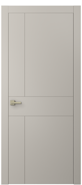Дверь межкомнатная 8056 МСБЖ. Цвет Матовый светло-бежевый. Материал Гладкая эмаль. Коллекция Linea. Картинка.
