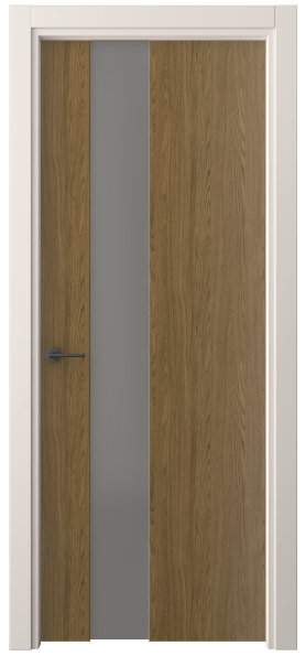 Дверь межкомнатная 4224 ТФД СЕР САТ. Цвет Торфяной дуб. Материал Ламинатин. Коллекция Фридом. Картинка.